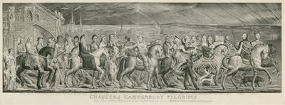 Blake Canterbury Pilgrims engraving by William Blake
